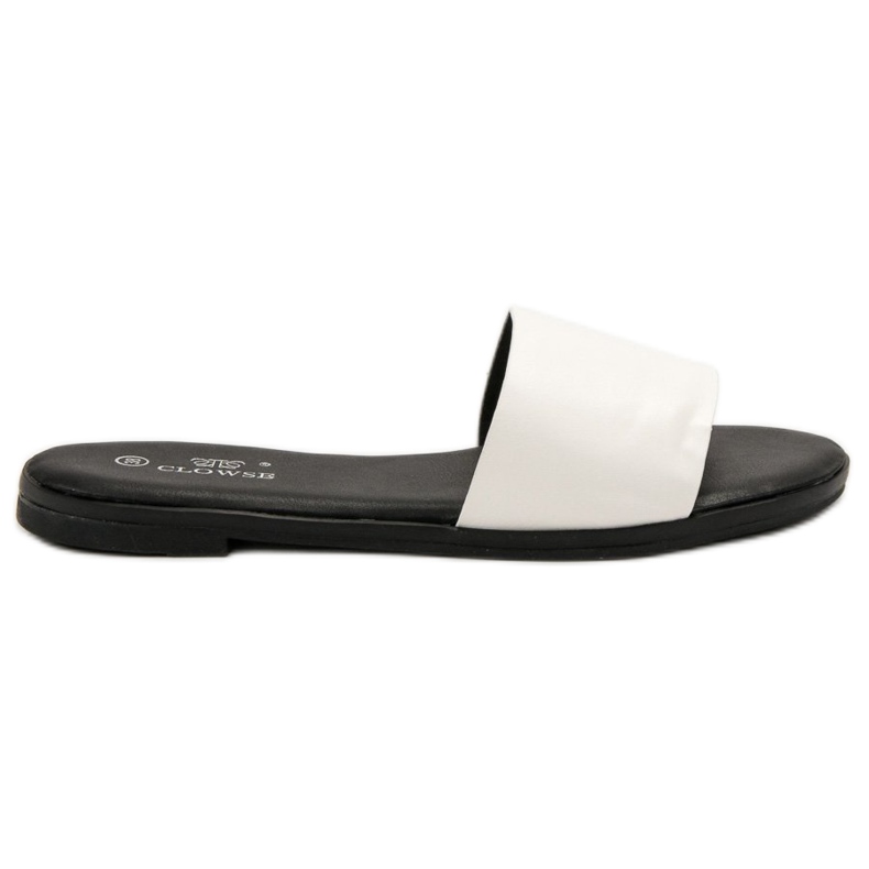 Clowse Pantuflas Blancas Clásicas blanco Clowse Pantuflas Blancas Clásicas blanco