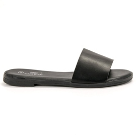 Clowse Pantuflas Negras Clásicas negro