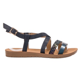 Sandalias planas VINCEZA azul