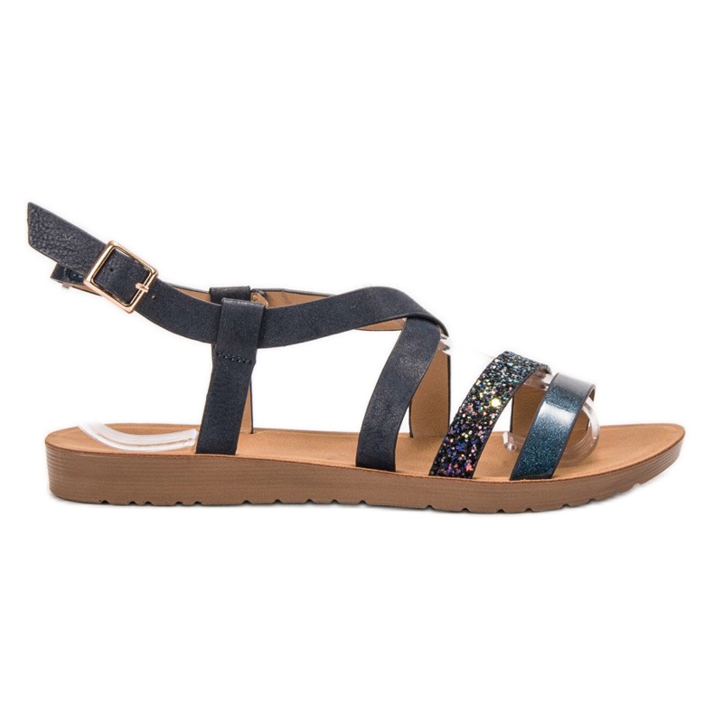 Sandalias planas VINCEZA azul