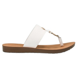 Chanclas VINCEZA con estilo blanco