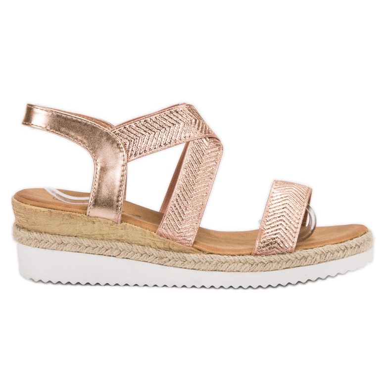 Anesia Paris Sandalias sin cordones en la plataforma amarillo