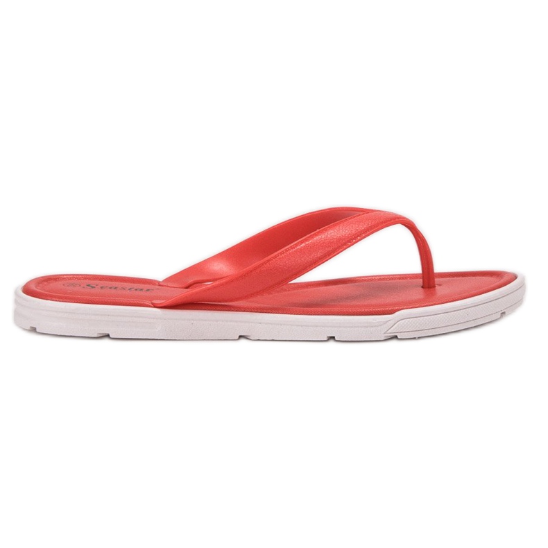 Seastar Chanclas de goma rojo Seastar Chanclas de goma rojo