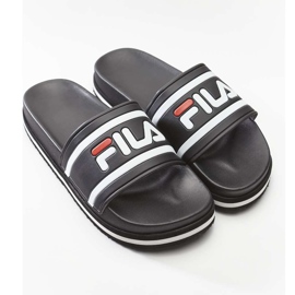 Fila Moro Bay Zeppa Wmn 11W Black Stripe blanco negro