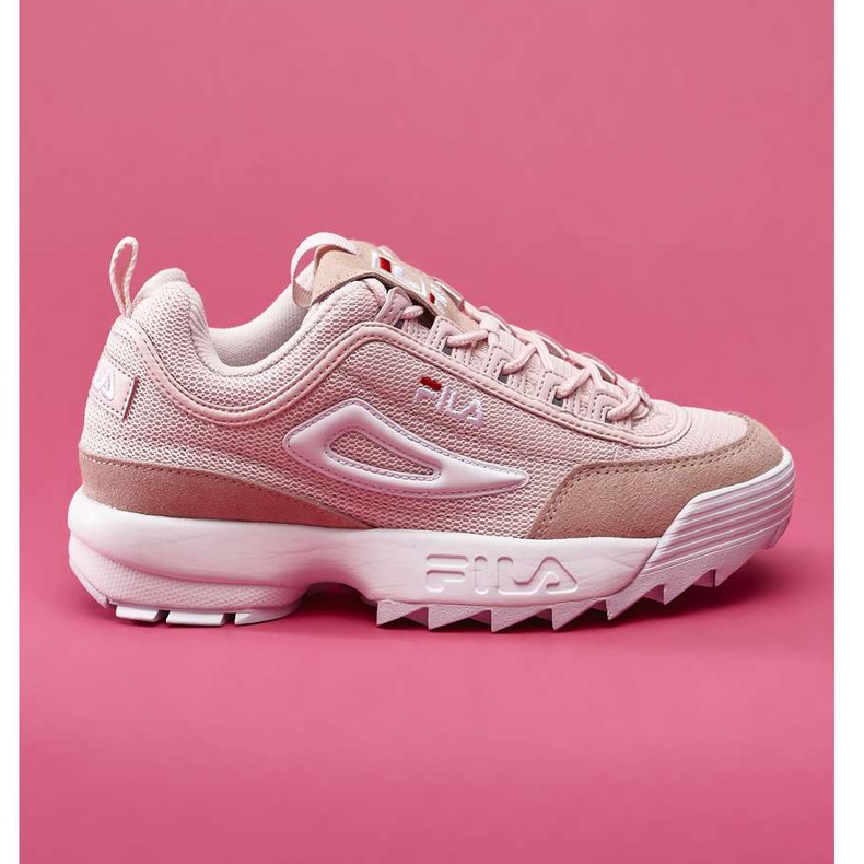 Fila Malla Disruptor Low Wmn Chalk Pink marrón