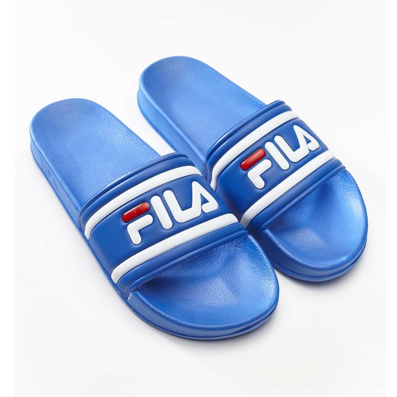 Fila Morro Bay Slipper 21C Electric Blue blanco azul