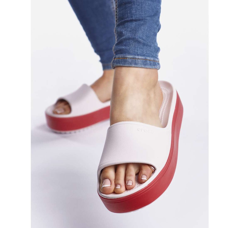 Crocs Crocband Platform Slide 6QB Pimienta apenas rosa multicolor