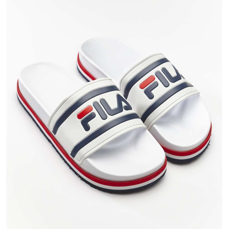 Fila Morro Bay Zeppa Wmn 02P raya blanca blanco azul marino