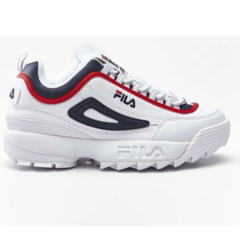 Disruptor Cb Low White Fila Navy Fila Rojo blanco azul marino multicolor