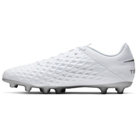 Zapatillas de fútbol Nike Tiempo Legend 8 Academy Club FG / MG M AT6107-100 blanco blanco