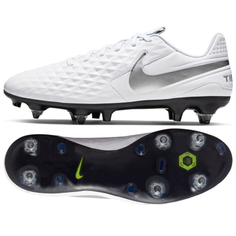 Calzado de fútbol Nike Tiempo Legend 8 Academy SG-Pro Anticlog Traction M AT6014-100 blanco blanco Calzado de fútbol Nike Tiempo Legend 8 Academy SG-Pro Anticlog Traction M AT6014-100 blanco blanco