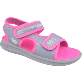 Sandalias New Balance Sandal K K2031GRP rosado gris