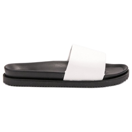 Clowse Pantuflas blancas de mujer blanco