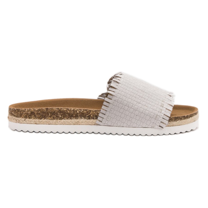 Zapatillas VICES con flecos gris