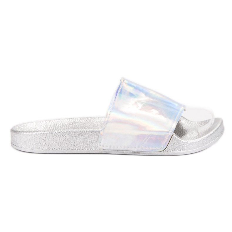 Small Swan Zapatillas de plata de moda gris