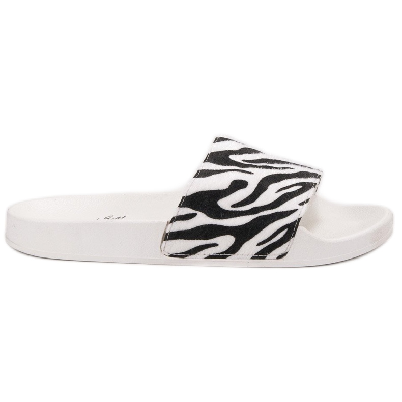 SHELOVET Zapatillas deportivas de gamuza blanco negro