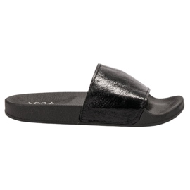 Small Swan Pantuflas de mujer casual negro