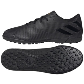 Botas de fútbol adidas Nemeziz 19.4 Tf M F34525 negro negro