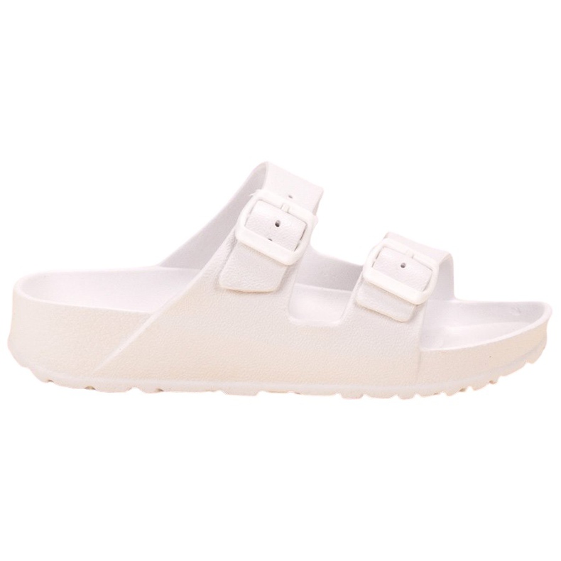 SHELOVET Pantuflas Ligeras Con Hebilla blanco