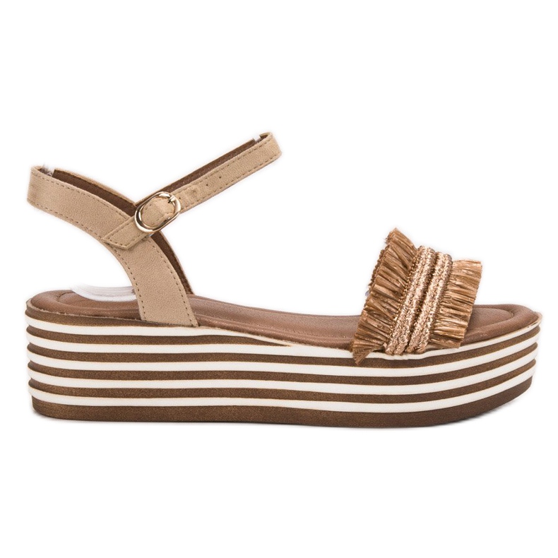Sandalias VICES beige oscuro