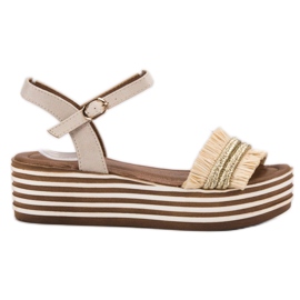 Sandalias VICES beige claro