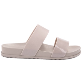SHELOVET Zapatillas de goma de moda gris