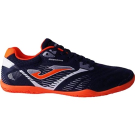 Botas de fútbol Joma Maxima 903 Sala In M azul marino y naranja multicolor