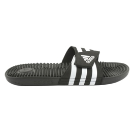 Chanclas con velcro Adidas Adissage M F35580 blanco negro