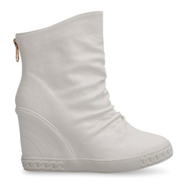 Zapatillas Sneakers On Wedge Boots Ovye 397 Blanco