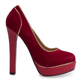 Stilettos Clásicos En La Plataforma 805 Rojo
