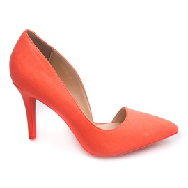 Tacones Ante 4006 Naranja