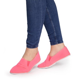 Zapatillas sin cordones rosas de Lycra HB-1