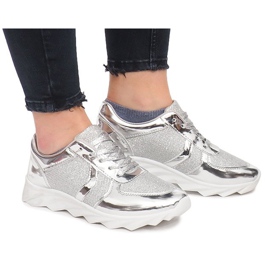 Zapatillas Deportivas B8890-1 Plata gris Zapatillas Deportivas B8890-1 Plata gris
