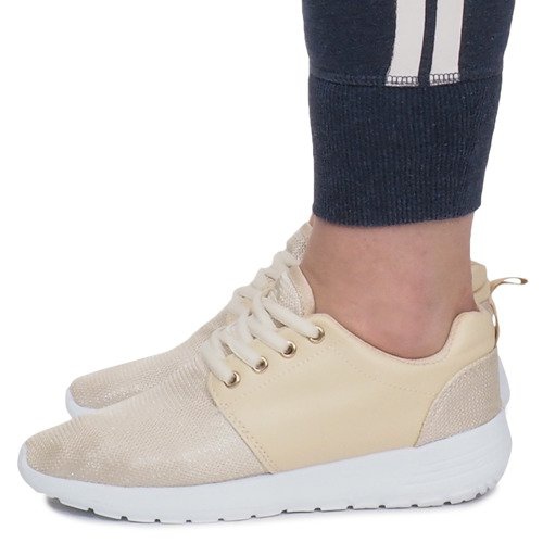 Zapatillas deportivas doradas dorado