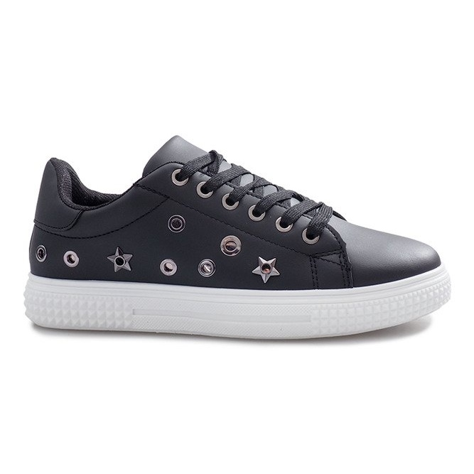 Zapatillas negras estrellas Toulouse negro Zapatillas negras estrellas Toulouse negro