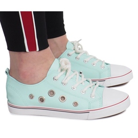 Zapatillas Lavso verde calado