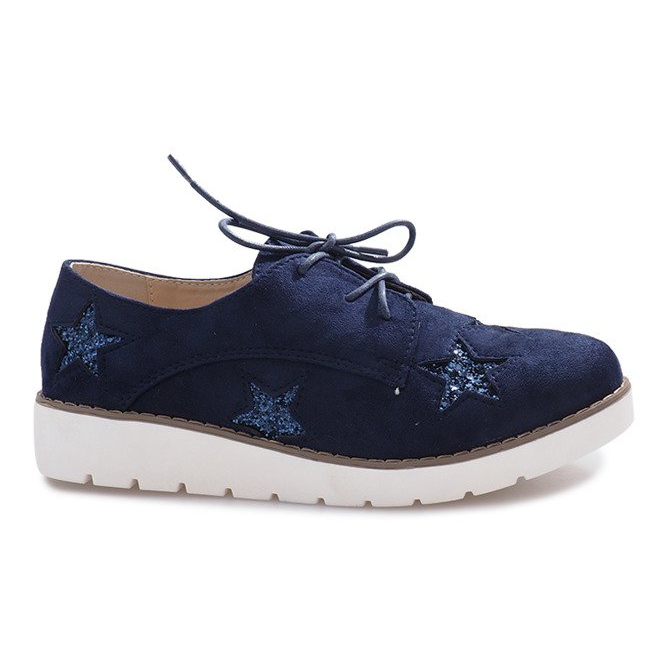 Mocasines azul marino con Big Stars