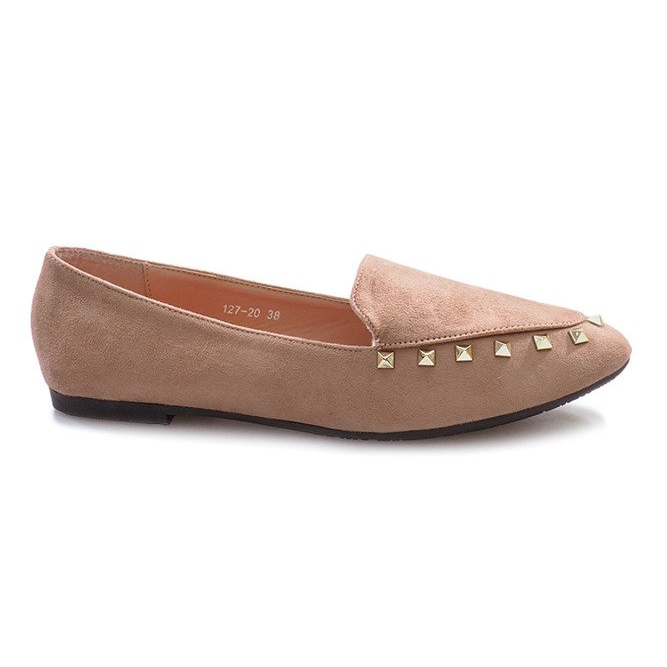 Zapatos sin cordones con tachuelas Pink Hawen rosado