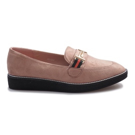 Zapatos sin cordones rosas con tachuelas Ranges