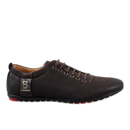 Zapatos de hombre marrones WF933-3 marrón