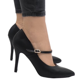 Tacones negros clásicos Montr