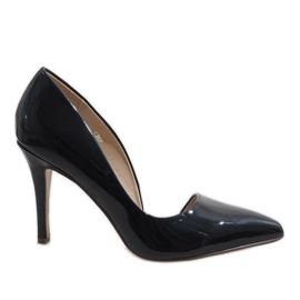 Tacones negros asimétricos C26