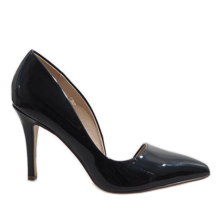 Tacones negros asimétricos C26