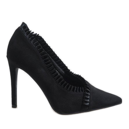 Tacones negros clásicos C72P