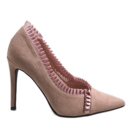 Tacones clásicos rosas C72P rosado