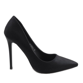 Tacones negros clásicos AT-0596-L