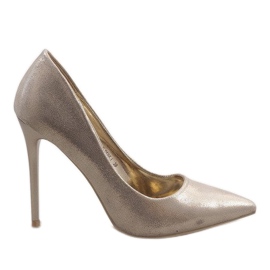 Tacones dorados clásicos AT-0596-L