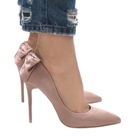 Alfileres de lazo rosa clásico LB-336