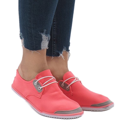 Zapatillas slip-on de lycra rosas 288-86 multicolor