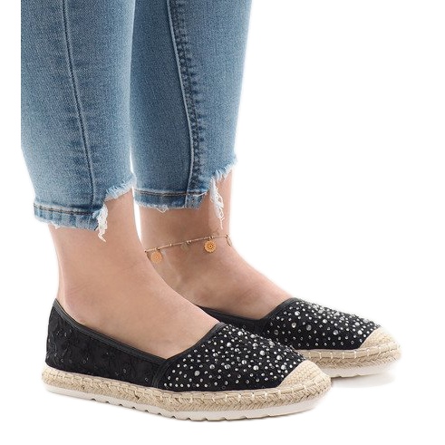 Alpargatas negras H6560 negro
